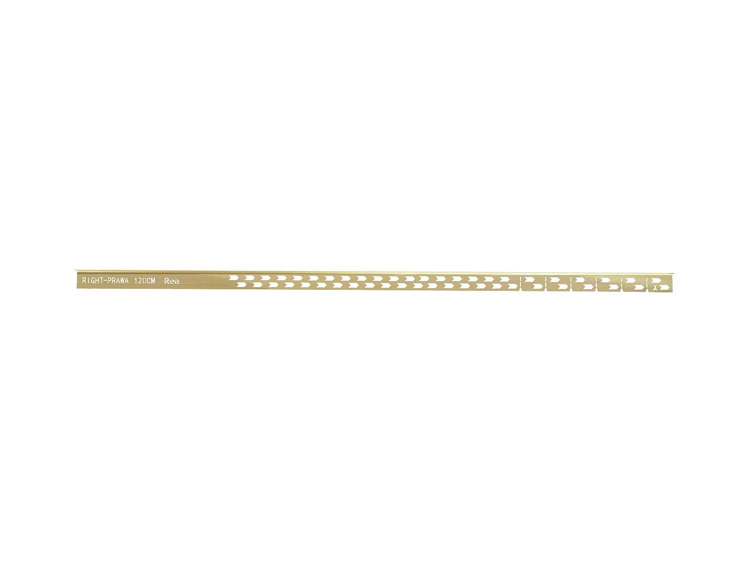 Verloopprofiel Rea 120Cm Left Brush Gold