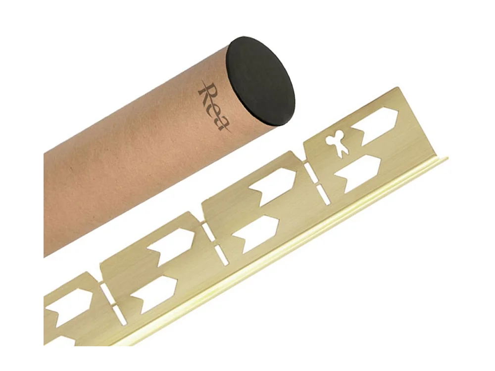 Verloopprofiel Rea 120Cm Left Brush Gold
