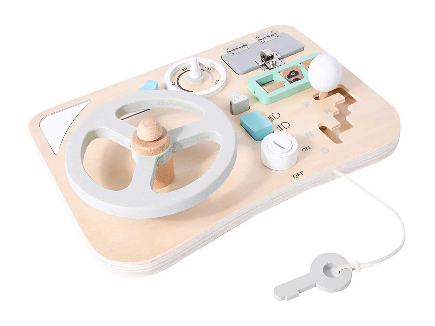 Juego Volante con Salpicadero para Niños Rebecca Mobili Dembani A partir de 3 años Madera Multicolor 4,5x29,5x20