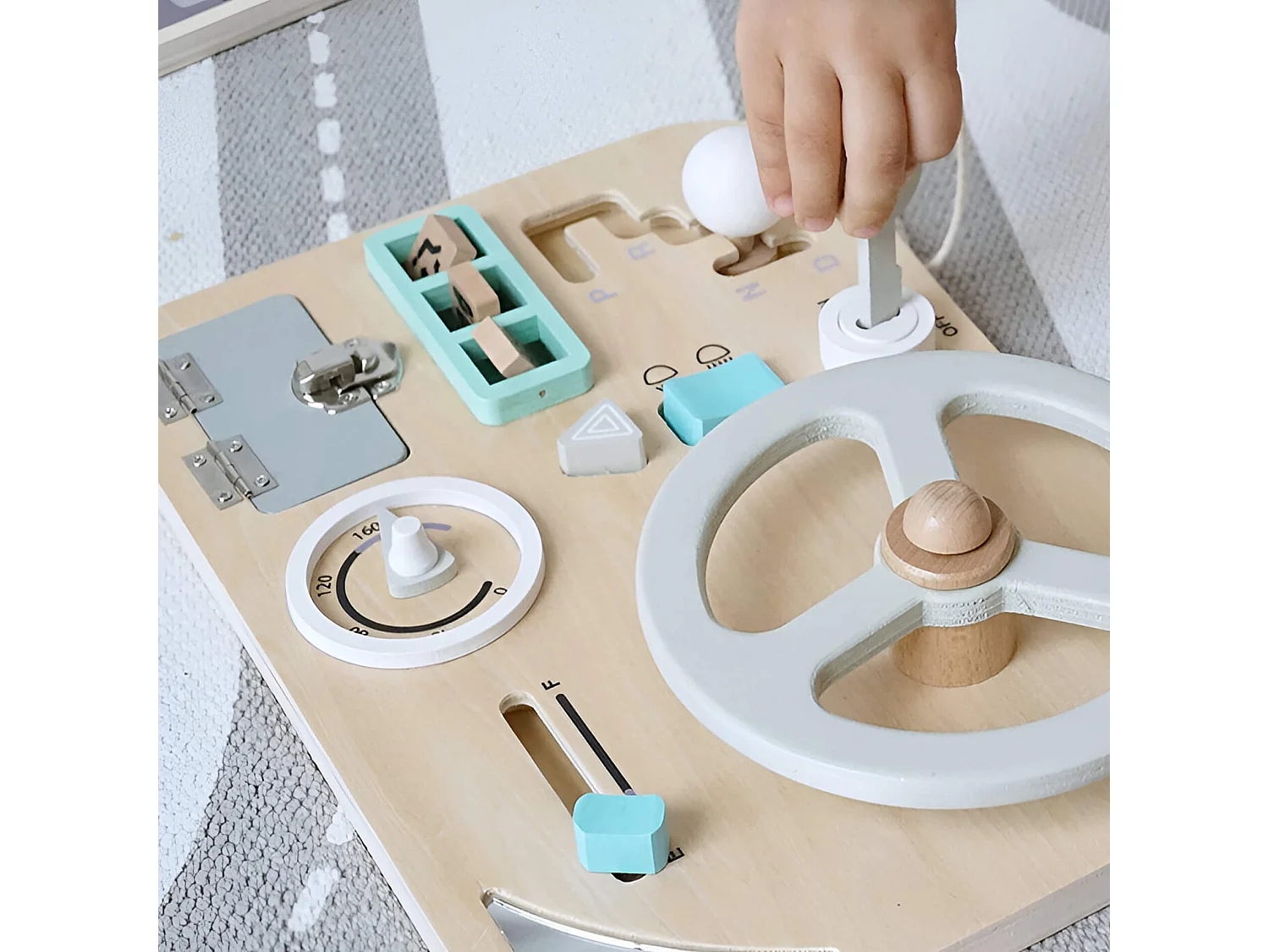 Juego Volante con Salpicadero para Niños Rebecca Mobili Dembani A partir de 3 años Madera Multicolor 4,5x29,5x20