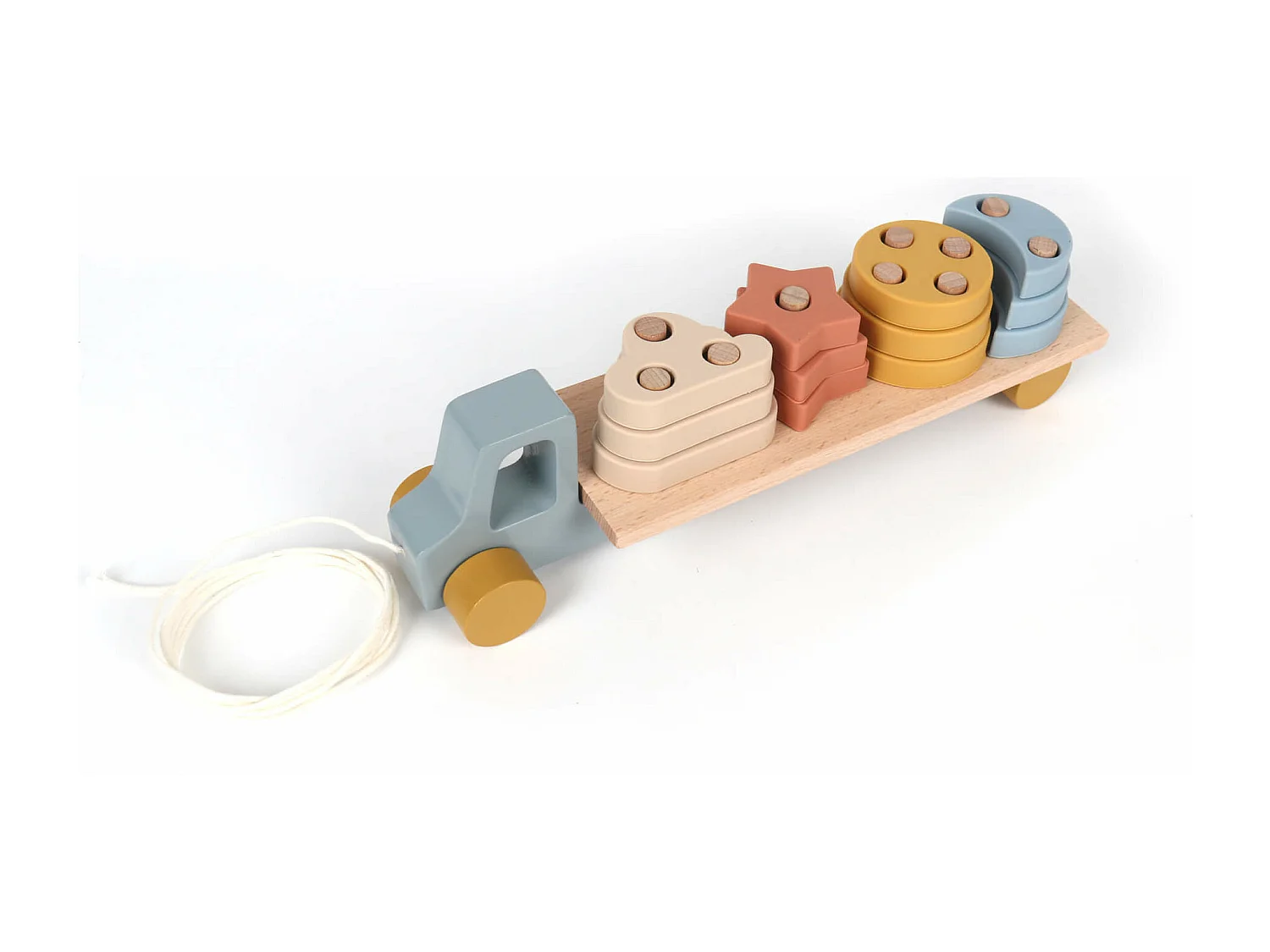 Juego Camión Montessori para Niños Rebecca Mobili Keyaki A partir de 3 años Madera Multicolor