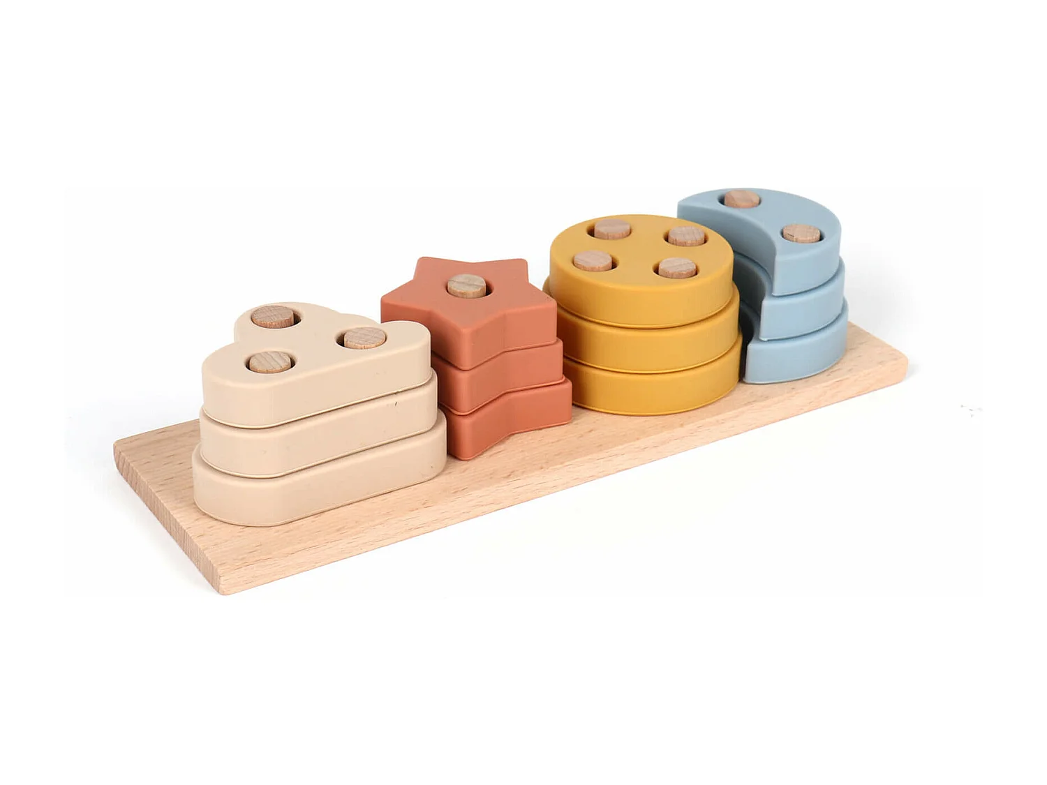 Juego Camión Montessori para Niños Rebecca Mobili Keyaki A partir de 3 años Madera Multicolor