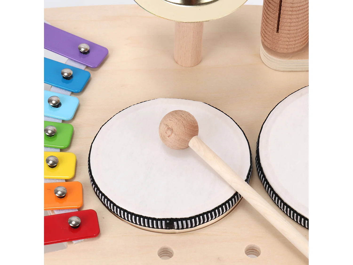 Juego de Instrumentos Musicales para Niños Rebecca Mobili Yaya A partir de 3 años Madera Multicolor 8x39x23