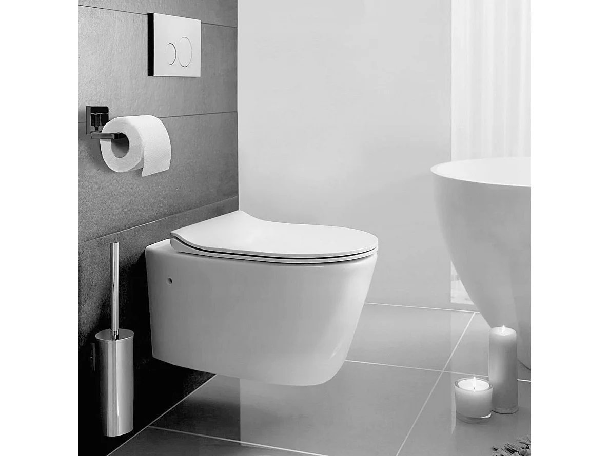 Porte-Papiers De Toilette Rea 381698 Black