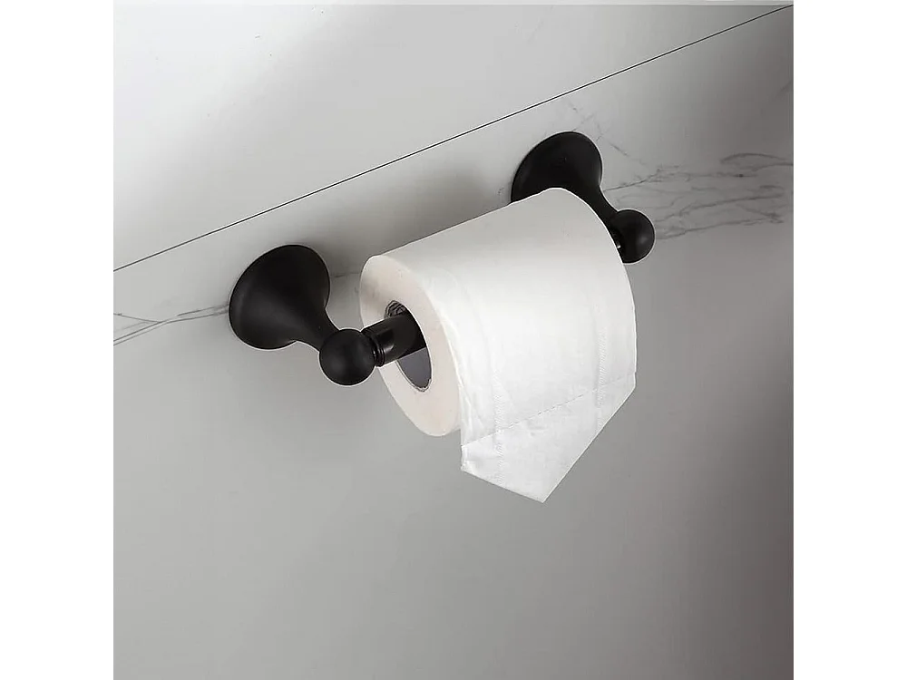 Toilettenpapierhalter Rea 332869A Black