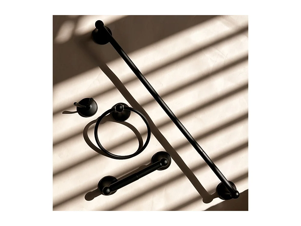 Toilettenpapierhalter Rea 332869A Black