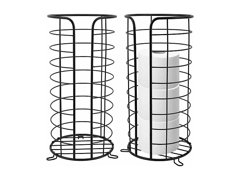 Toiletpapiercontainer Rea 322743A Black