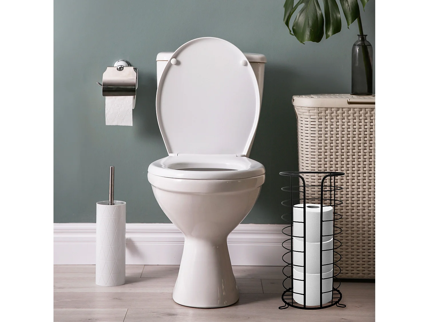 Porte-Papier Toilette Rea 322743A Black