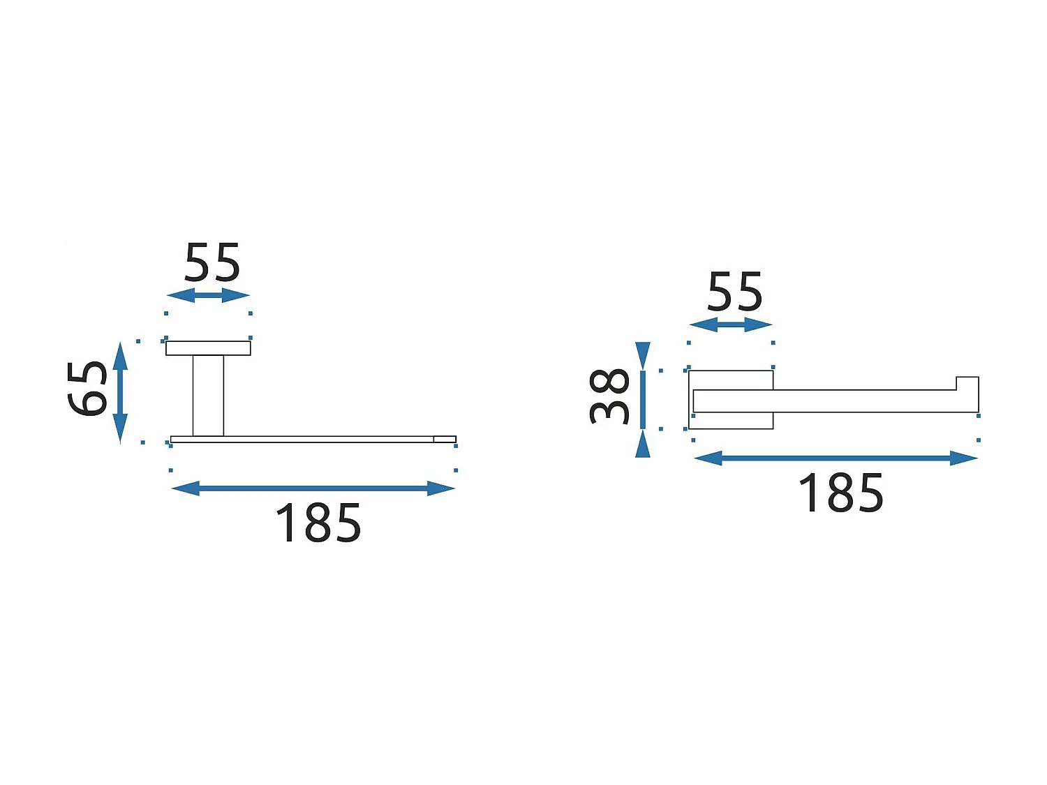 Porte-Papiers De Toilette Rea 332921A Gold