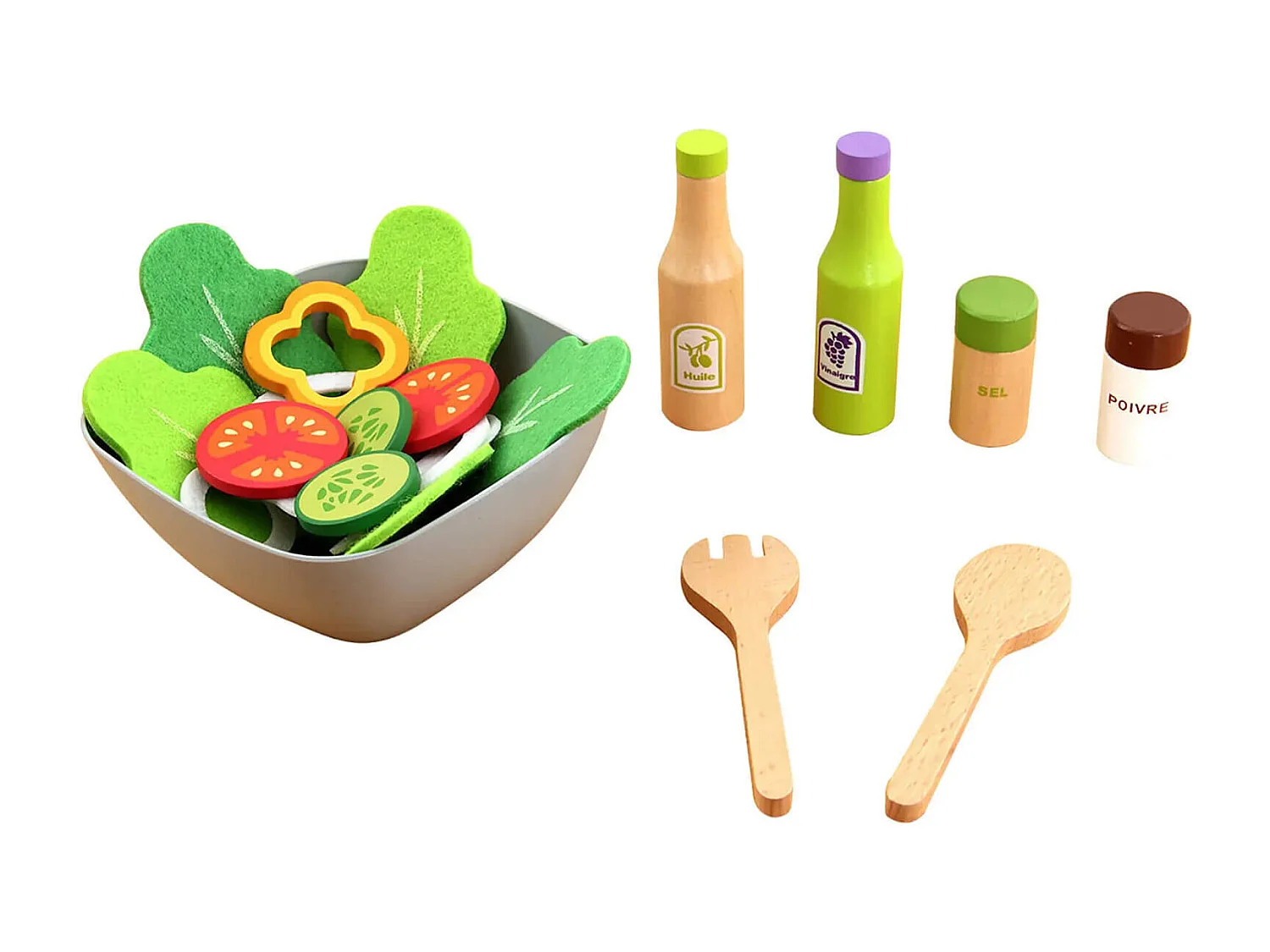 Juego de Ensalada para Niños Rebecca Mobili Tanah A partir de 3 años Madera Multicolor