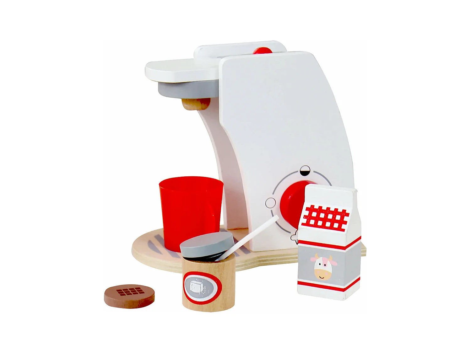 Jeu de Machine à Café pour Enfants Booy À partir de 3 ans Bois Multicolore