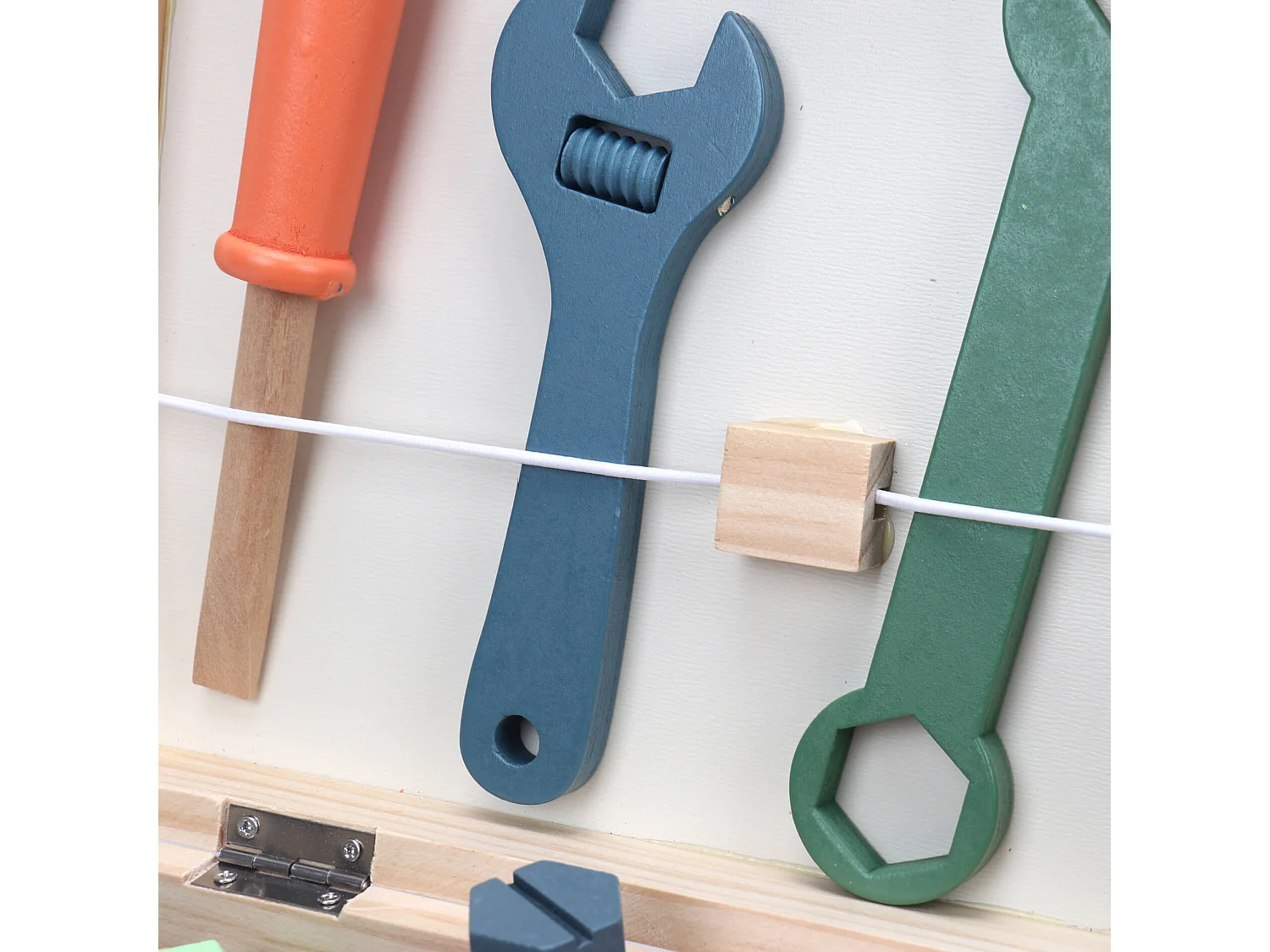 Jeu de Valise à Outils pour Enfants Subeir À partir de 3 ans Bois Multicolore 6x29,5x22,5