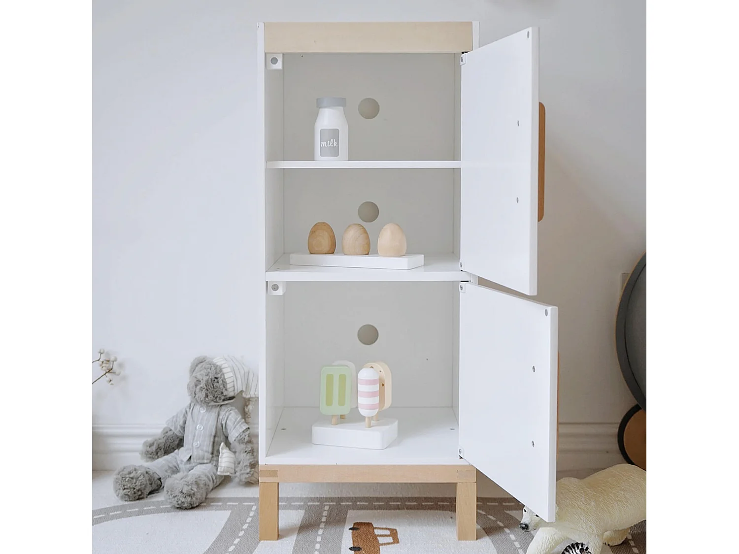 Brinquedo Geladeira para Crianças Rebecca Mobili Dalak A partir de 3 anos Madeira Multicolorido 73x30x30