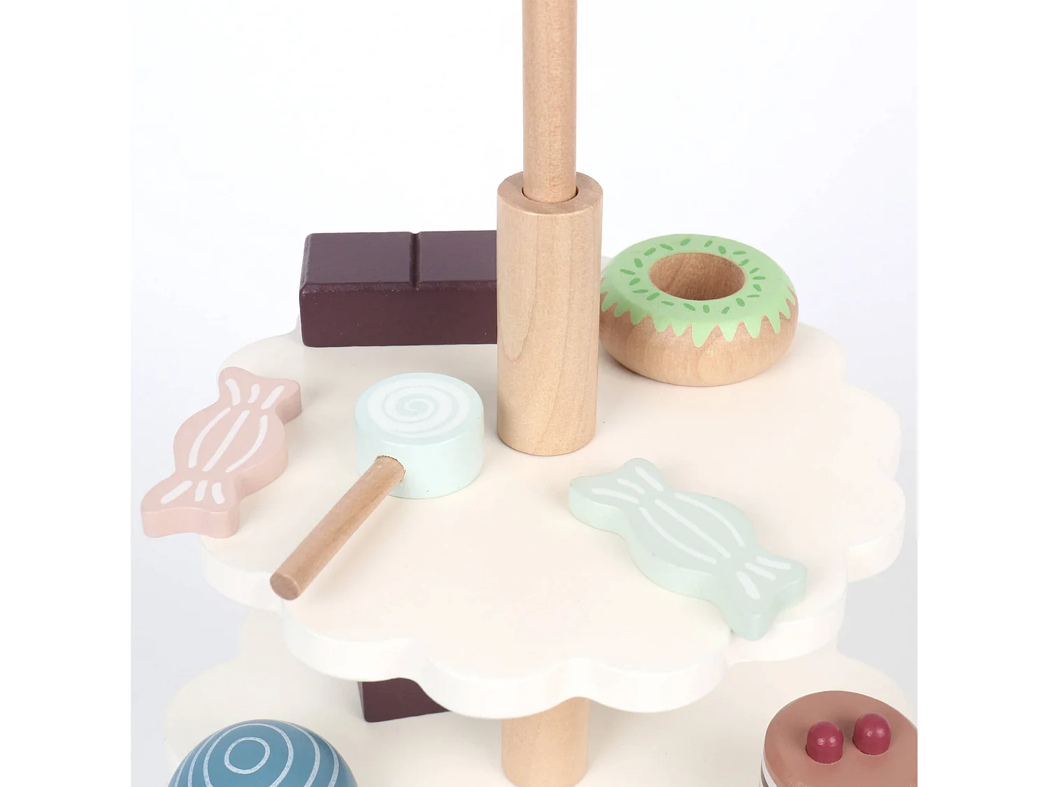 Gioco Set di Dolci e Pasticcini per Bambini Rebecca Mobili Naryal Dai 3 anni Legno  Multicolore