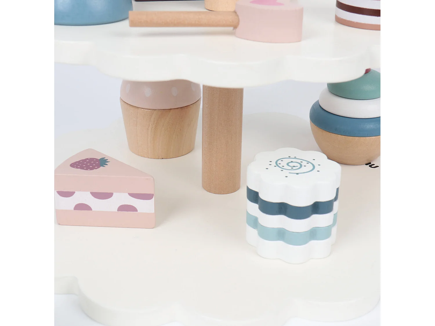 Gioco Set di Dolci e Pasticcini per Bambini Rebecca Mobili Naryal Dai 3 anni Legno  Multicolore