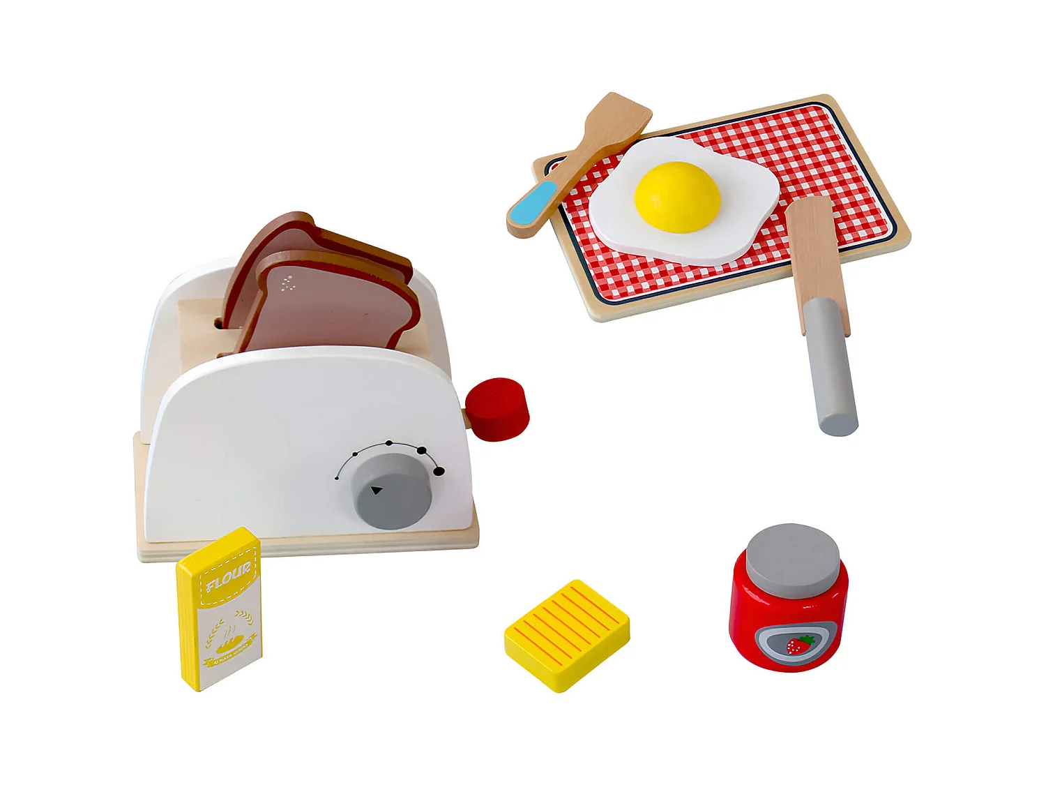 Jeu de Grille-Pain pour Enfants Rebecca Mobili Serapias À partir de 3 ans Bois Multicolore