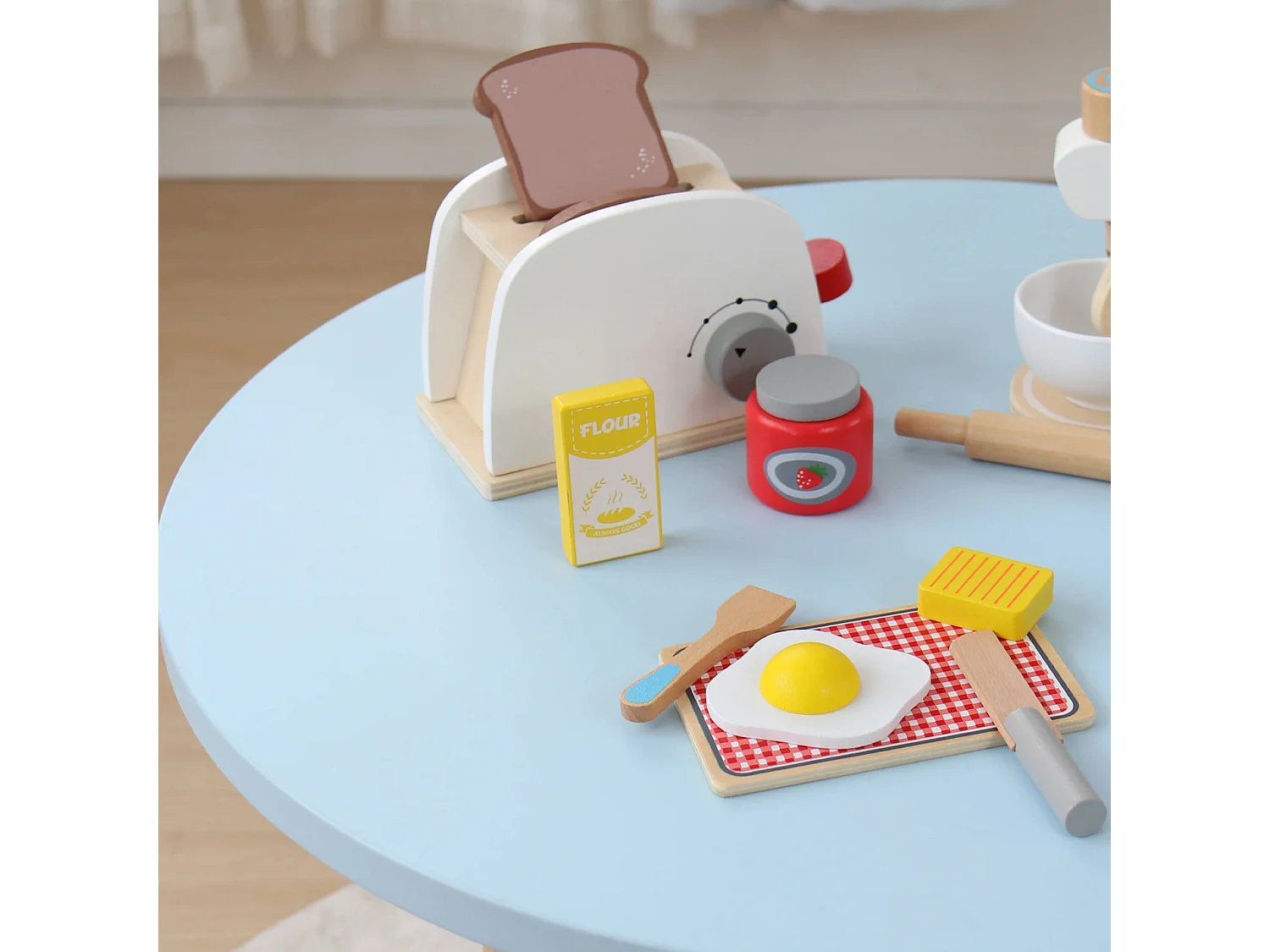 Jeu de Grille-Pain pour Enfants Rebecca Mobili Serapias À partir de 3 ans Bois Multicolore