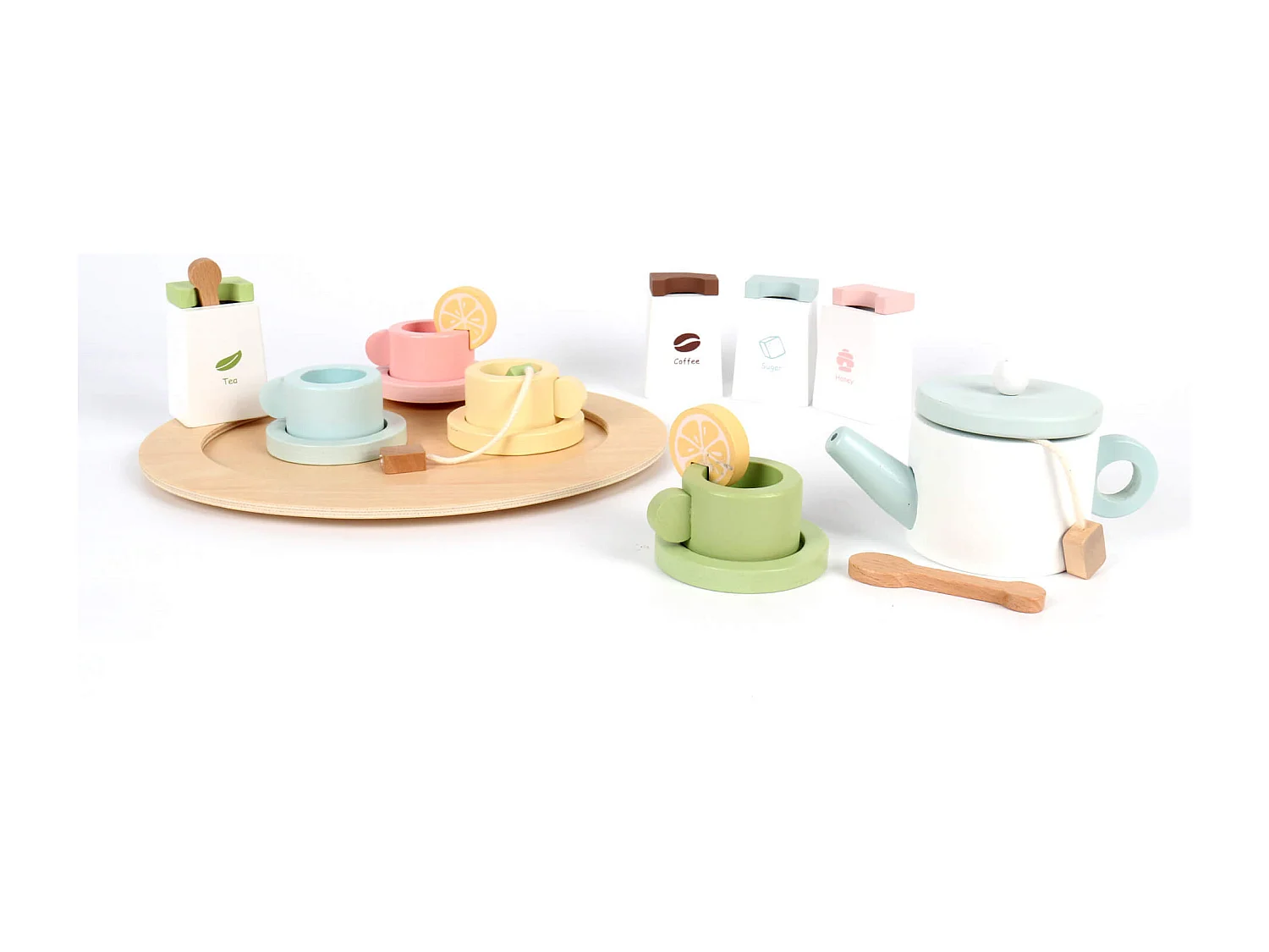 Gioco Set da Tè per Bambini Rebecca Mobili Videira Dai 3 anni Legno Multicolore