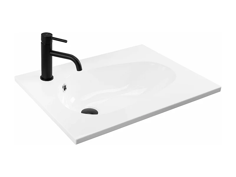 Lavabo Empotrado Conglomerado Rea Selena 60 White