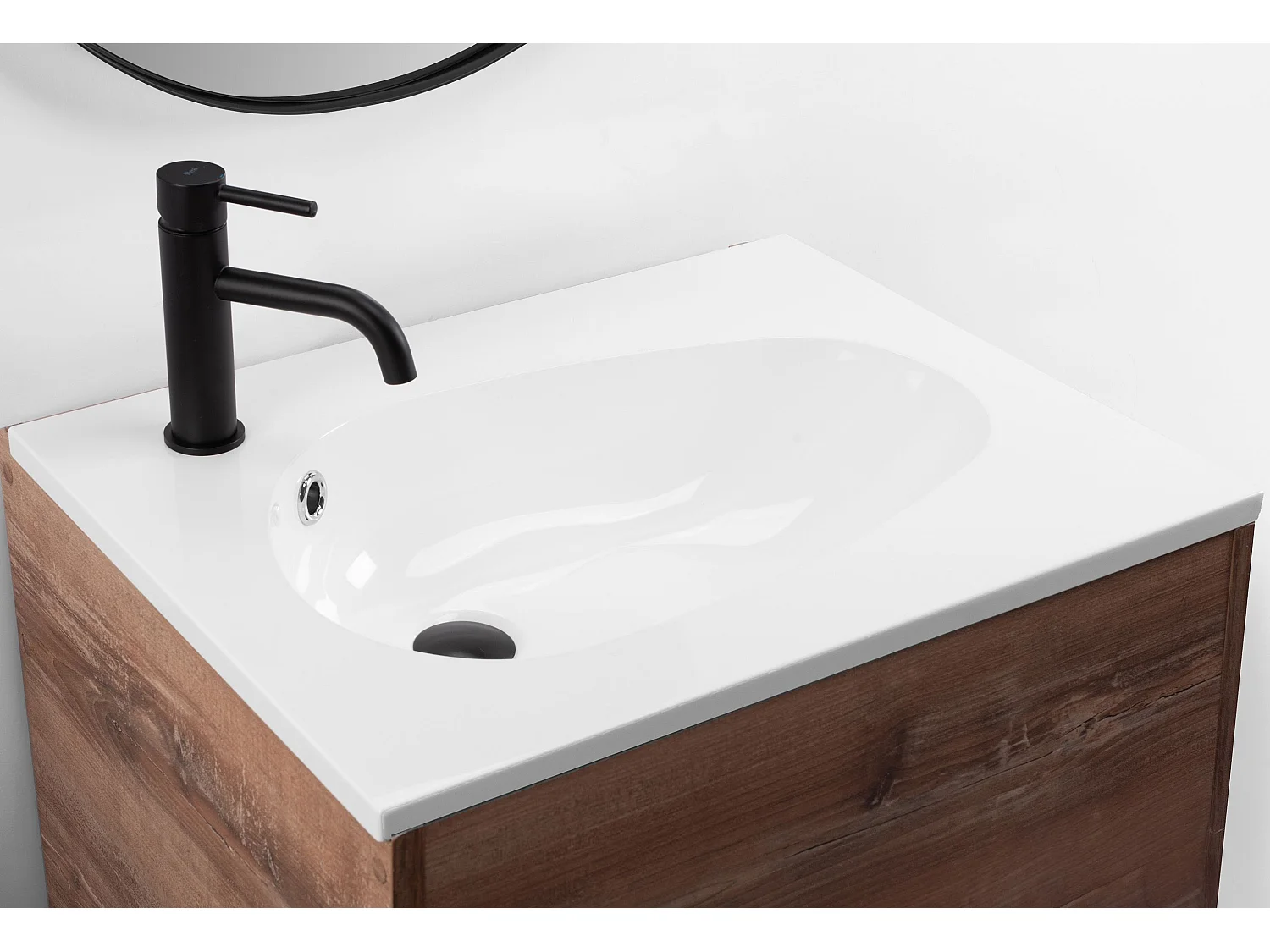 Inbouwwastafel Wastafel Rea Selena 60 White