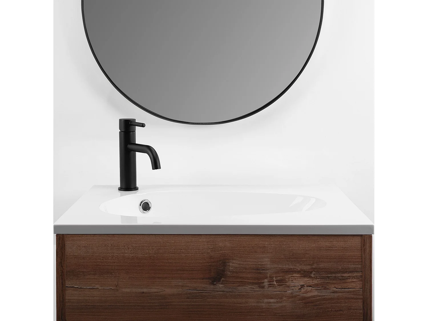 Inbouwwastafel Wastafel Rea Selena 60 White