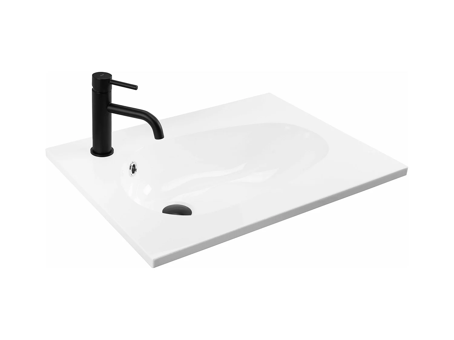 Vasque À Encastrer Conglomérat Rea Selena 60 White