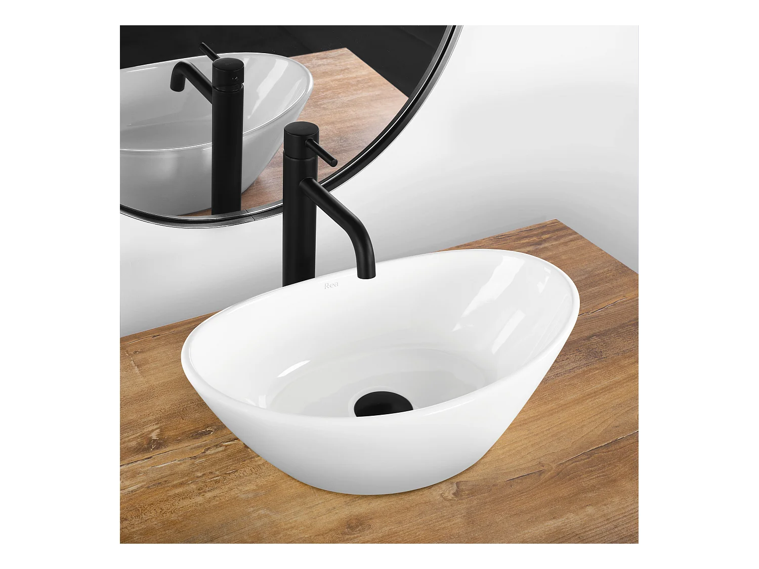 Vasque À Poser Rea Kate 45 White