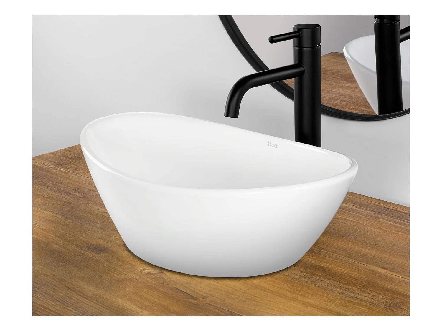 Vasque À Poser Rea Kate 45 White