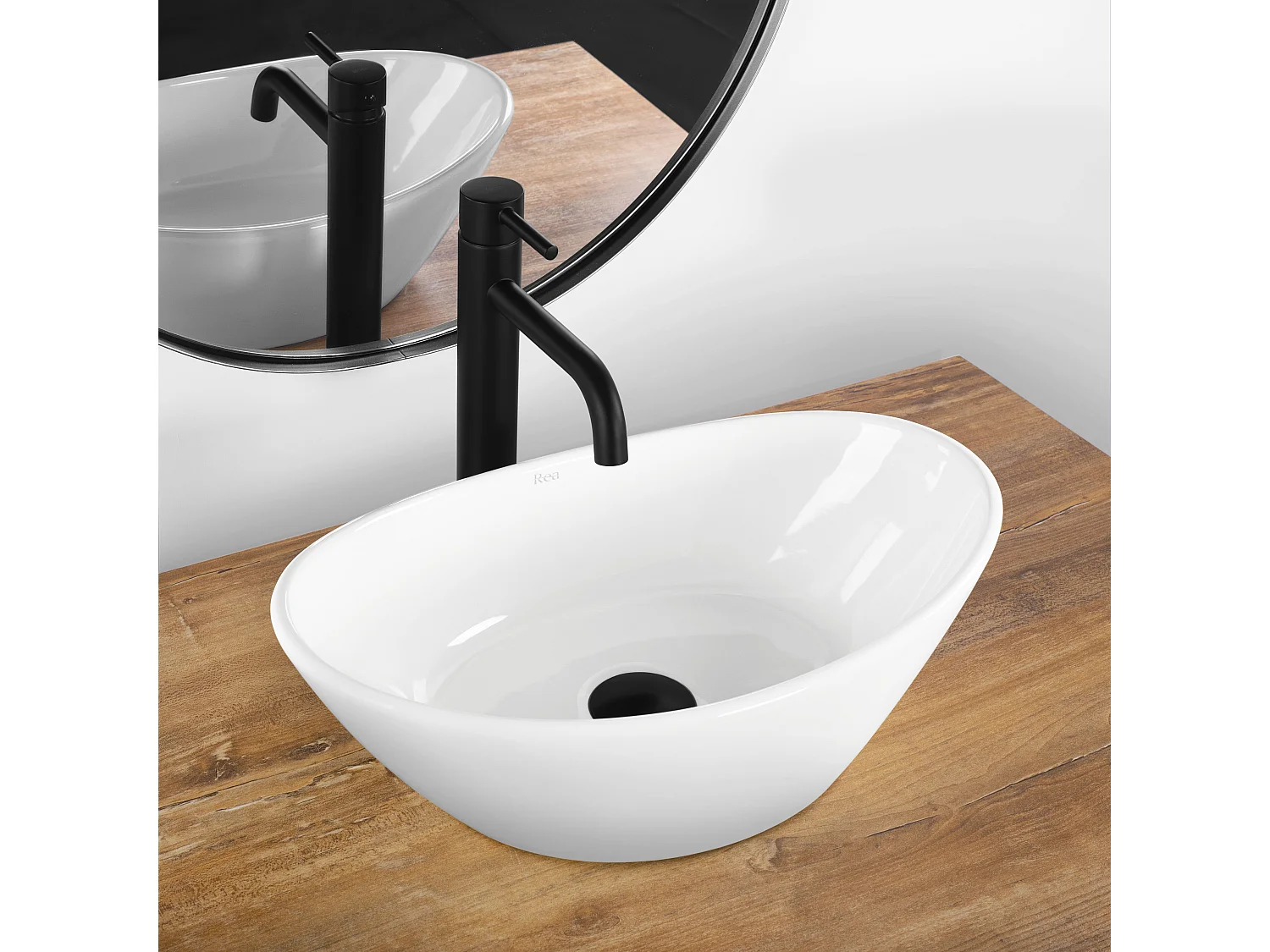 Vasque À Poser Rea Kate 45 White