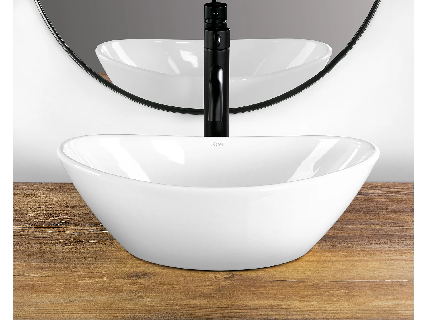 Vasque À Poser Rea Kate 45 White