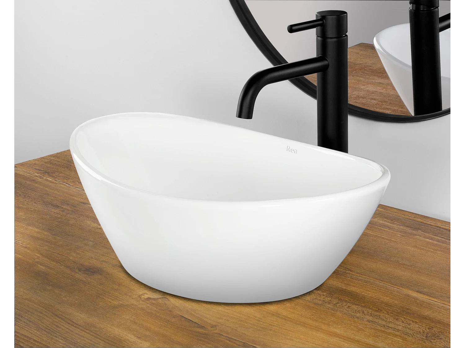 Vasque À Poser Rea Kate 45 White