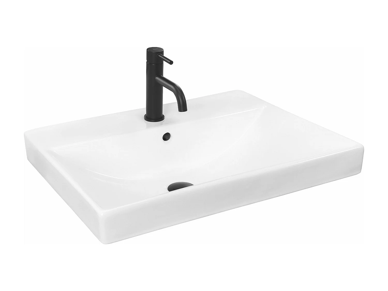 Inbouwwastafel Rea Mandy White