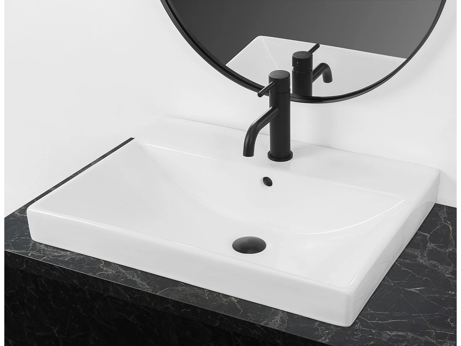 Vasque À Encastrer Rea Mandy White