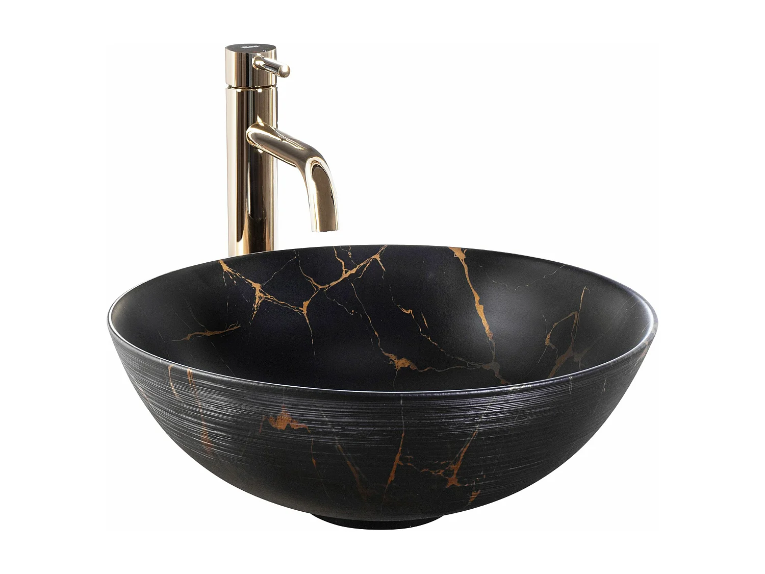 Vasque À Poser Rea Stella Marble Black