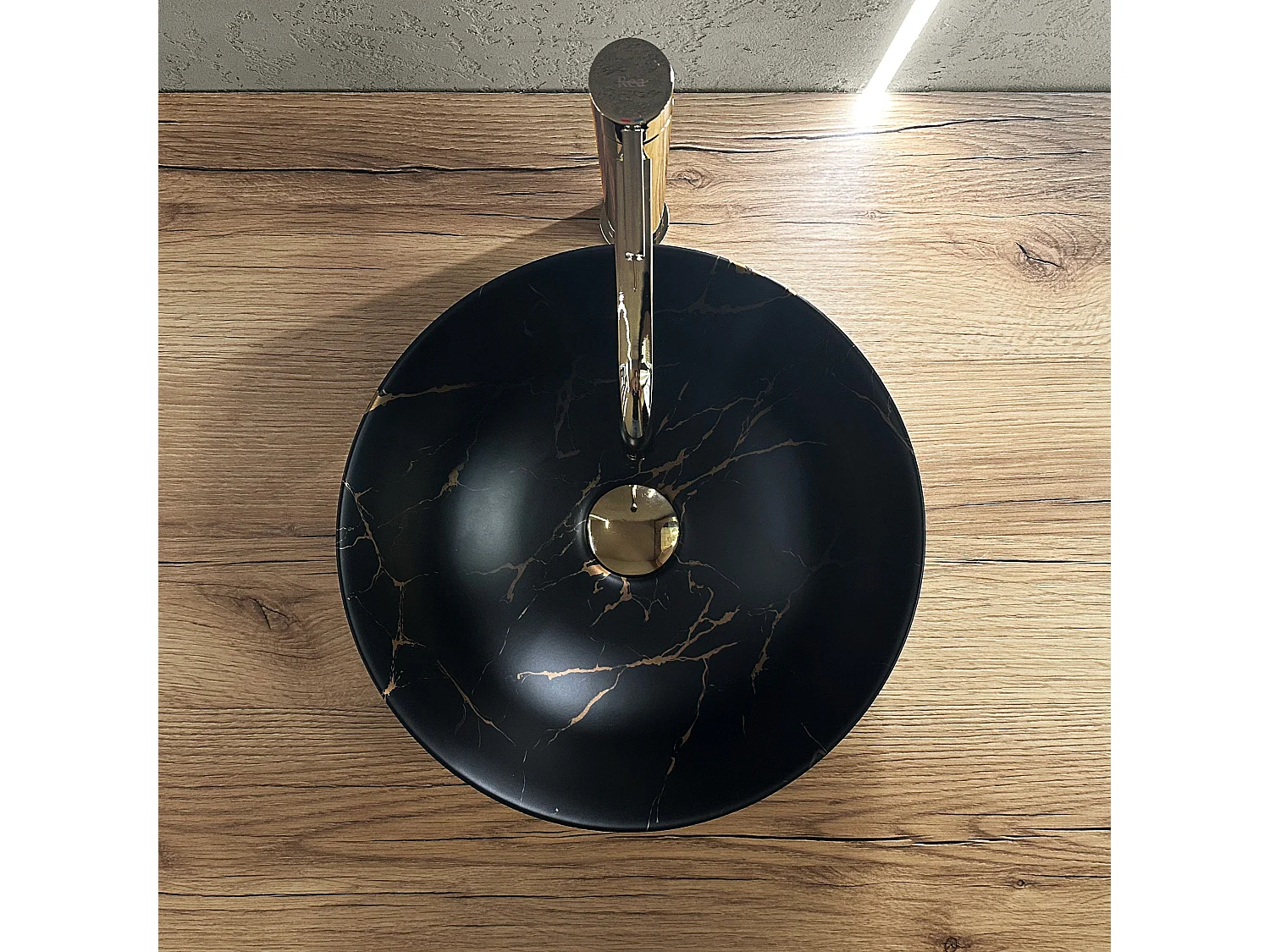 Vasque À Poser Rea Stella Marble Black