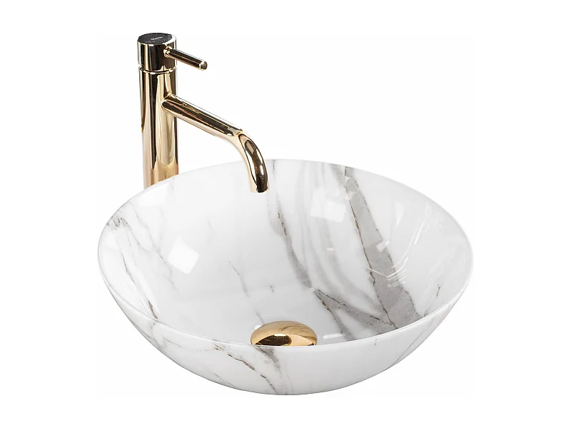 Vasque À Poser Rea Stella Shiny Aiax White