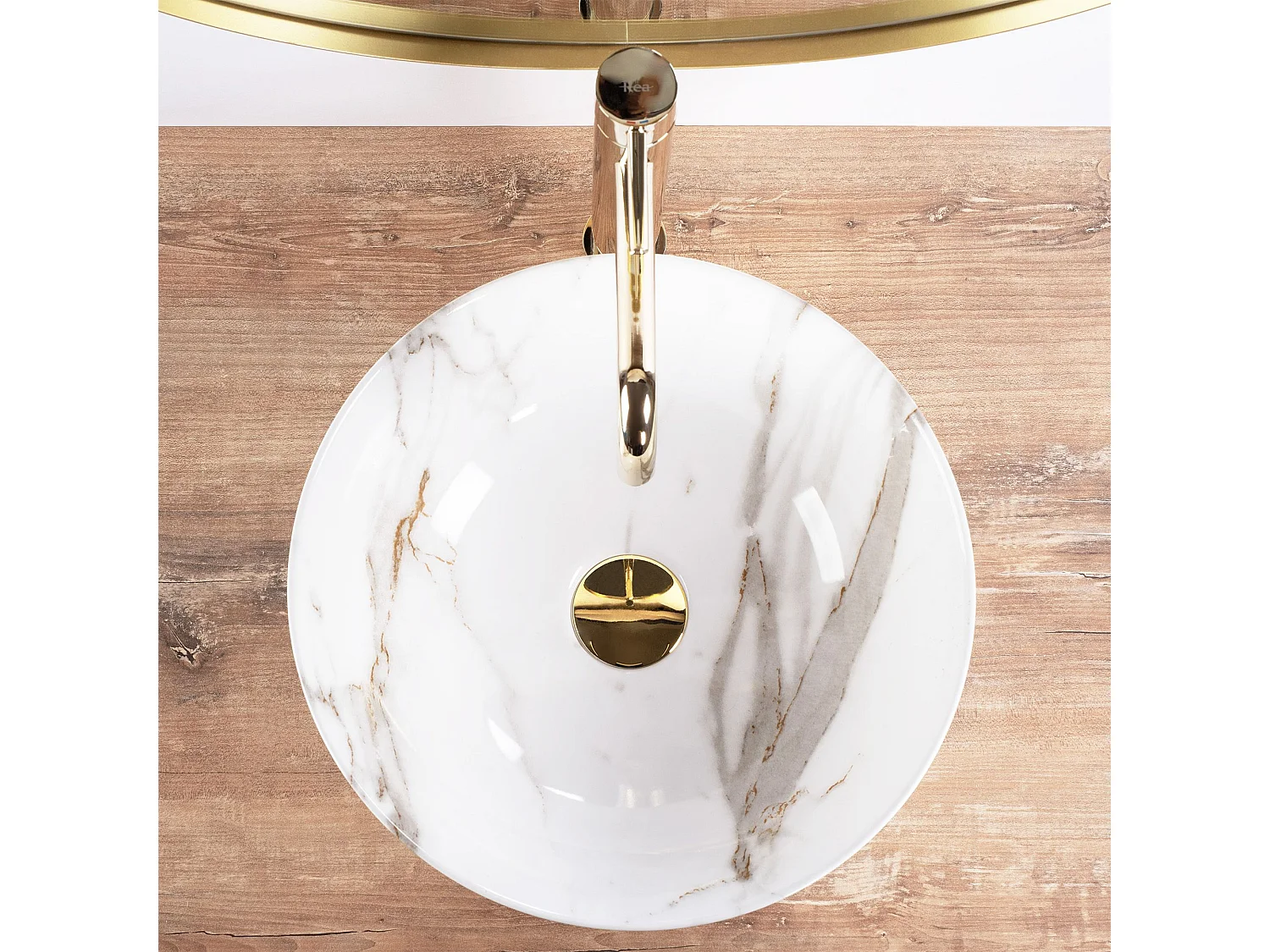 Vasque À Poser Rea Stella Shiny Aiax White