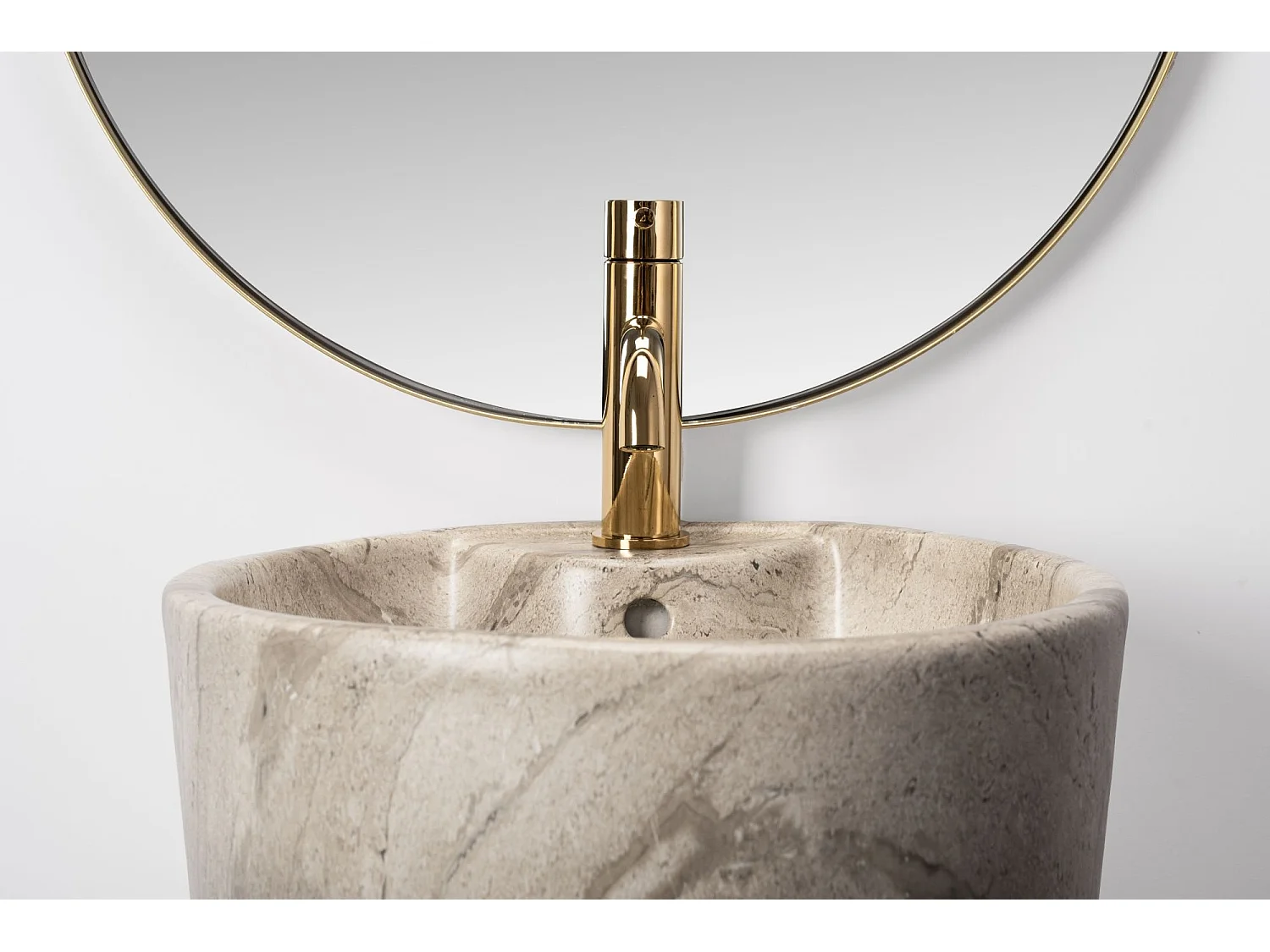 Lavatório Autônomo Rea Blanka Natural Matt Beige