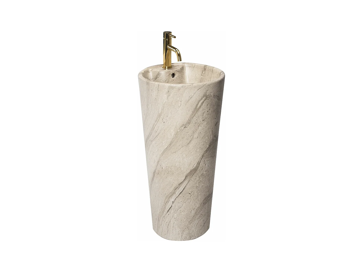 Vasque Autoportante Rea Blanka Natural Matt Beige