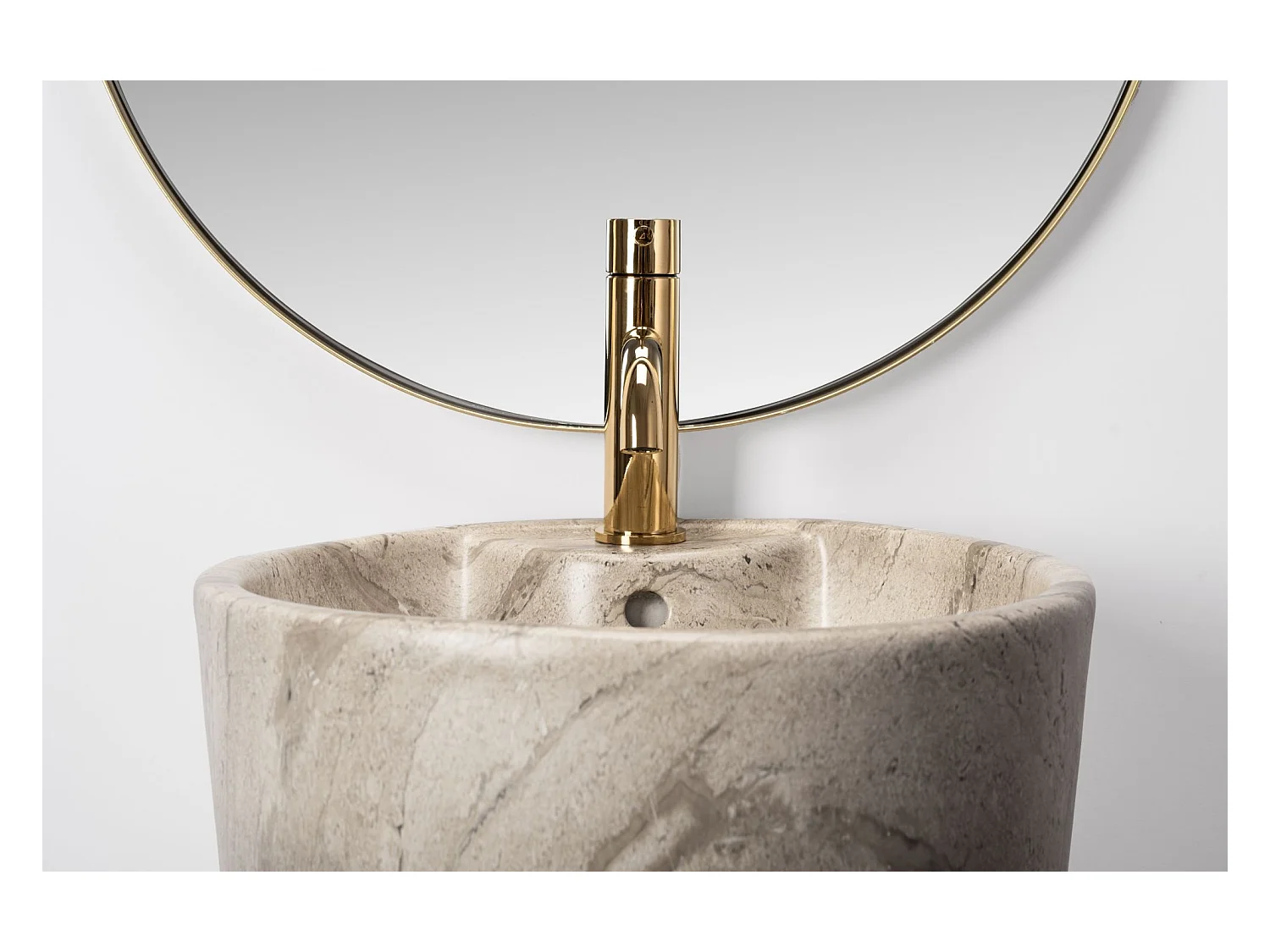 Vrijstaande Wastafel Rea Blanka Natural Matt Beige