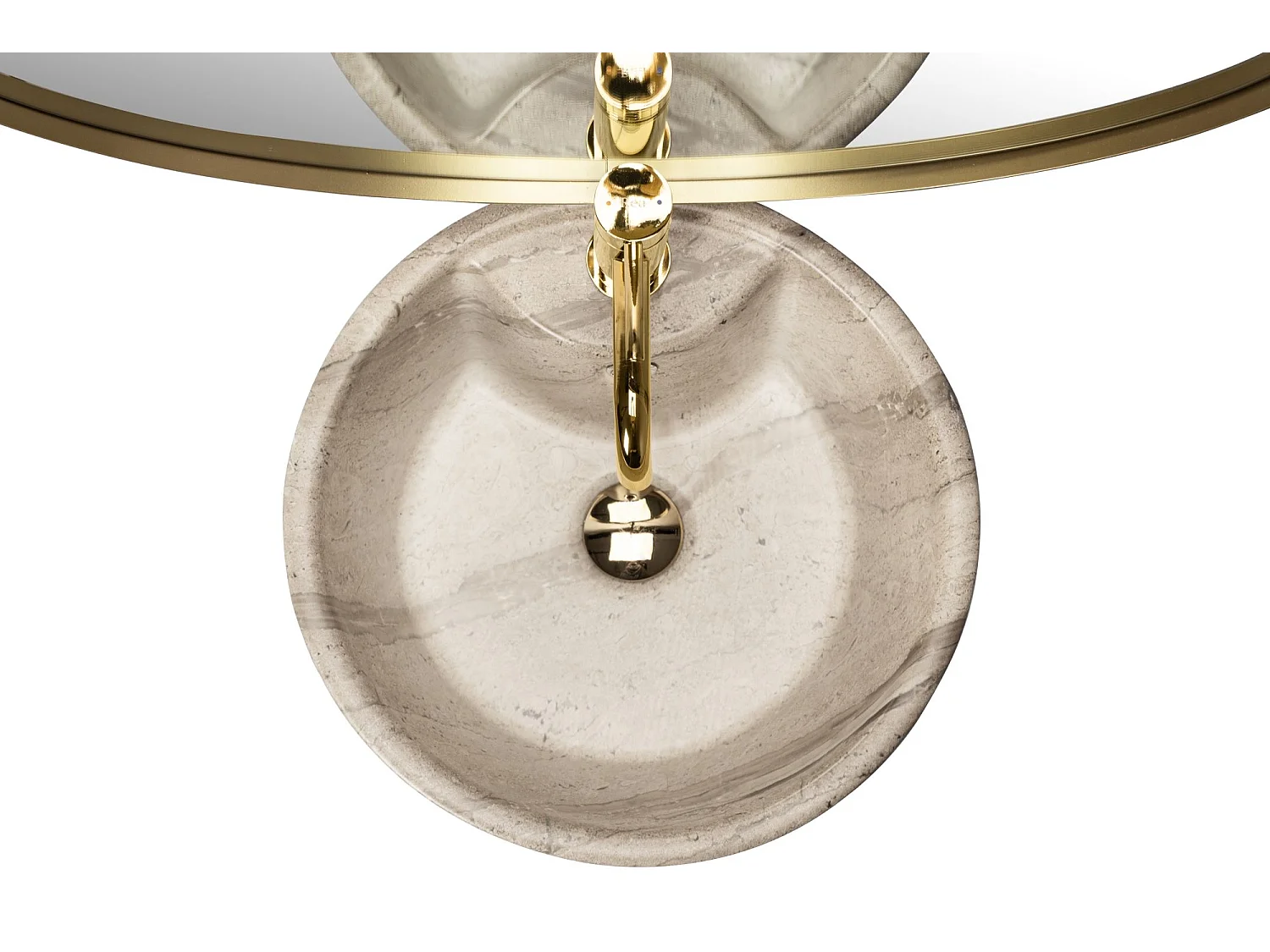 Vasque Autoportante Rea Blanka Natural Matt Beige