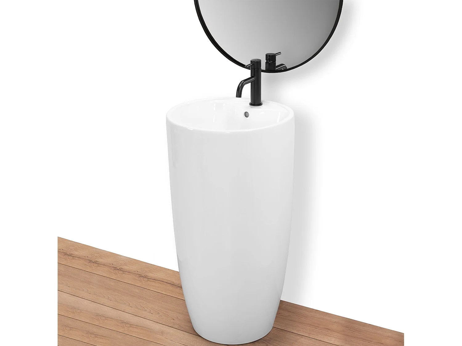 Vasque Autoportante Rea Anya White