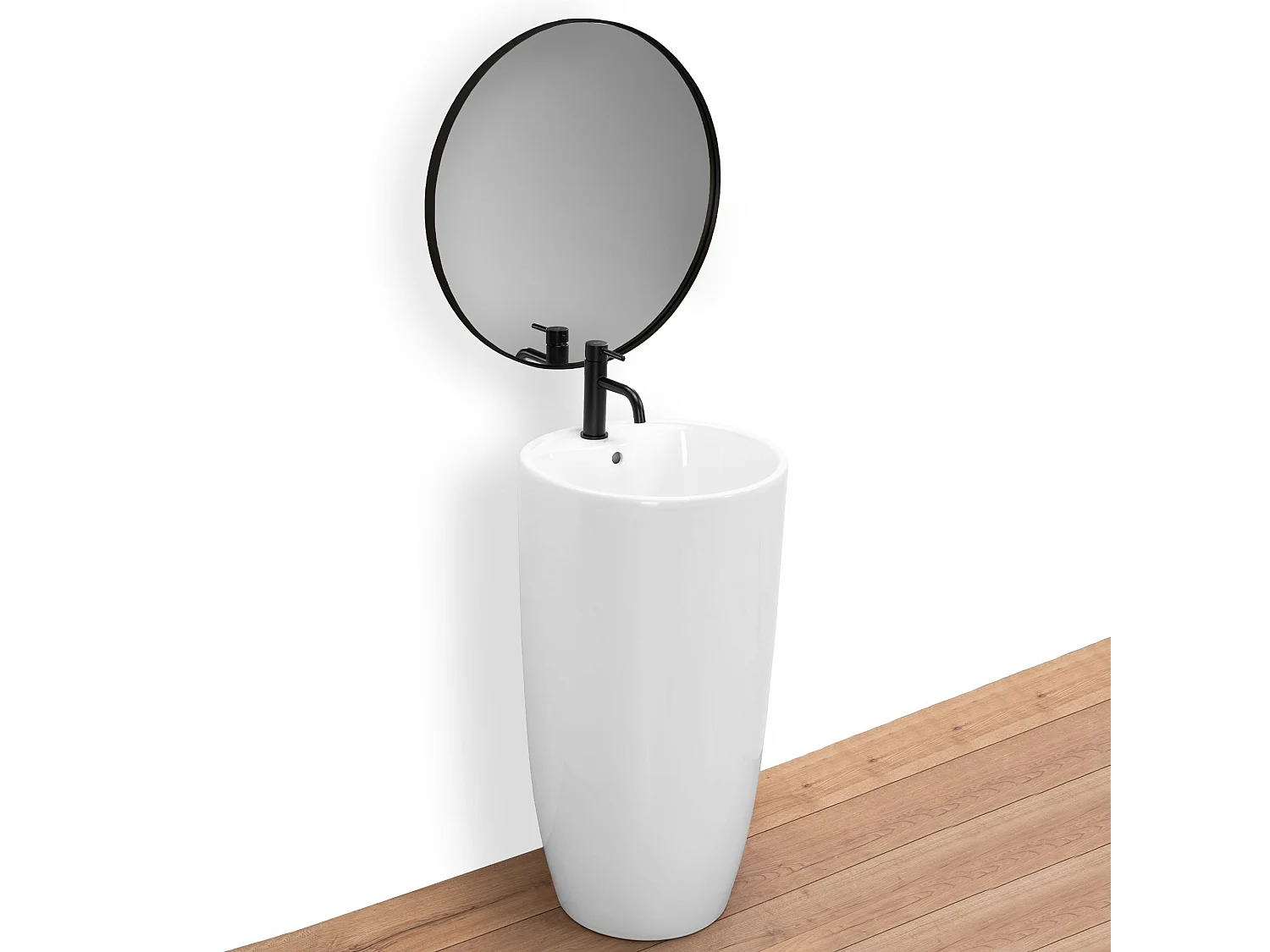 Vasque Autoportante Rea Anya White