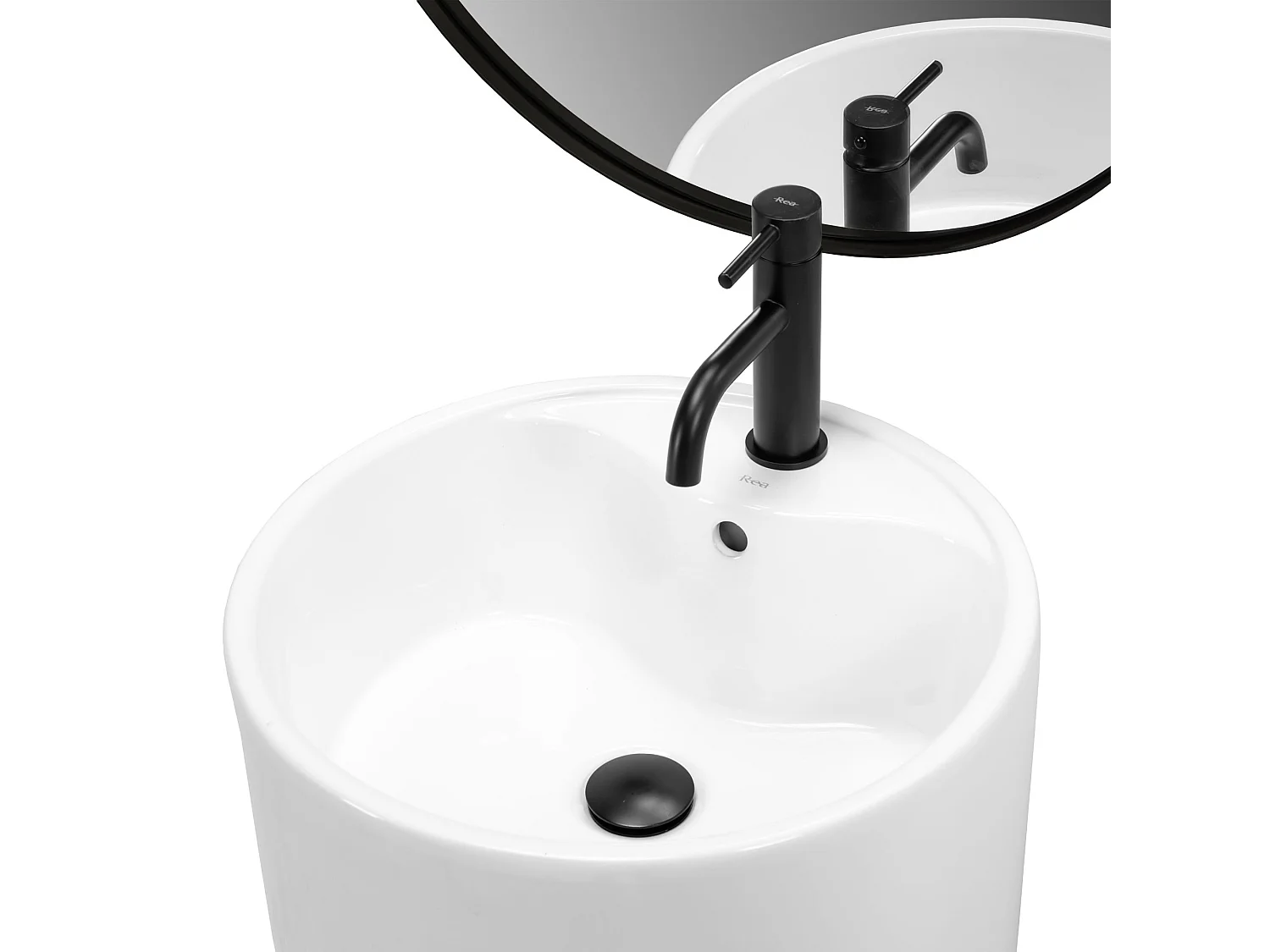 Vasque Autoportante Rea Anya White