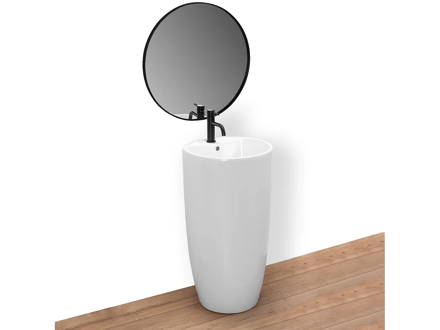 Vasque Autoportante Rea Anya White