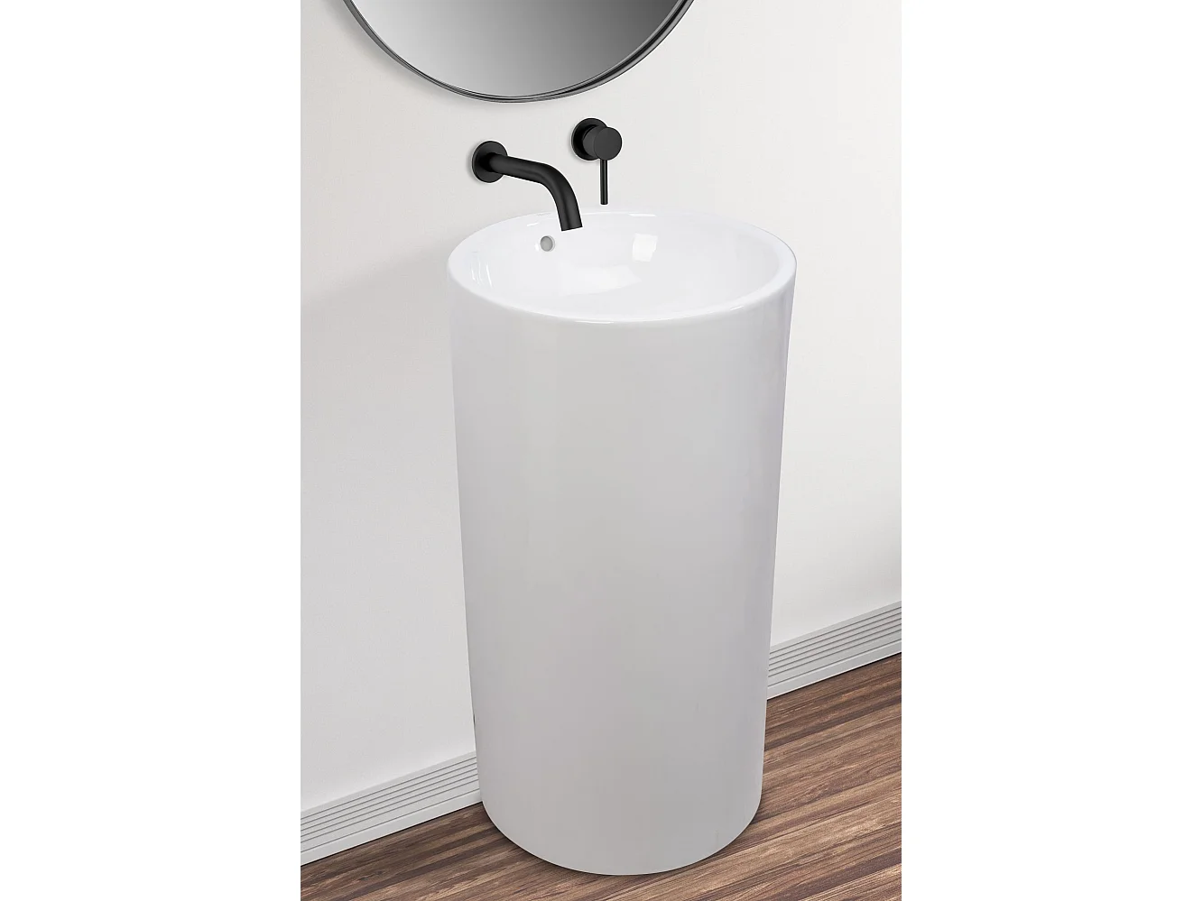 Vasque Autoportante Rea Estera White