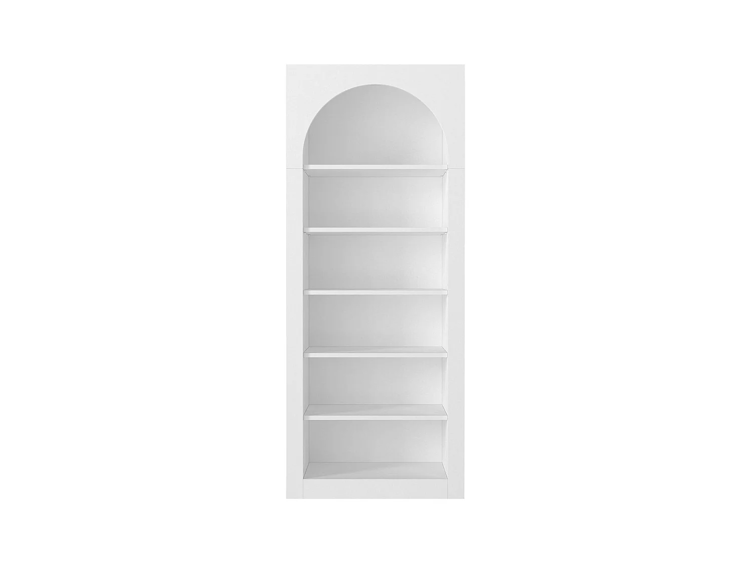 Estantería con 6 estantes - Blanco - CYMORA