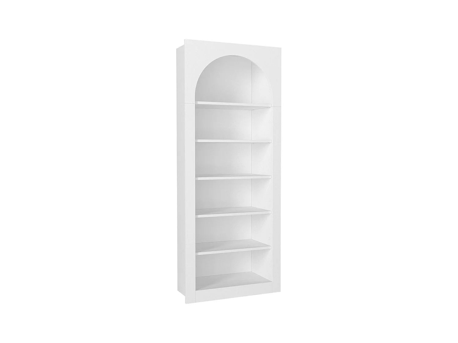 Estantería con 6 estantes - Blanco - CYMORA