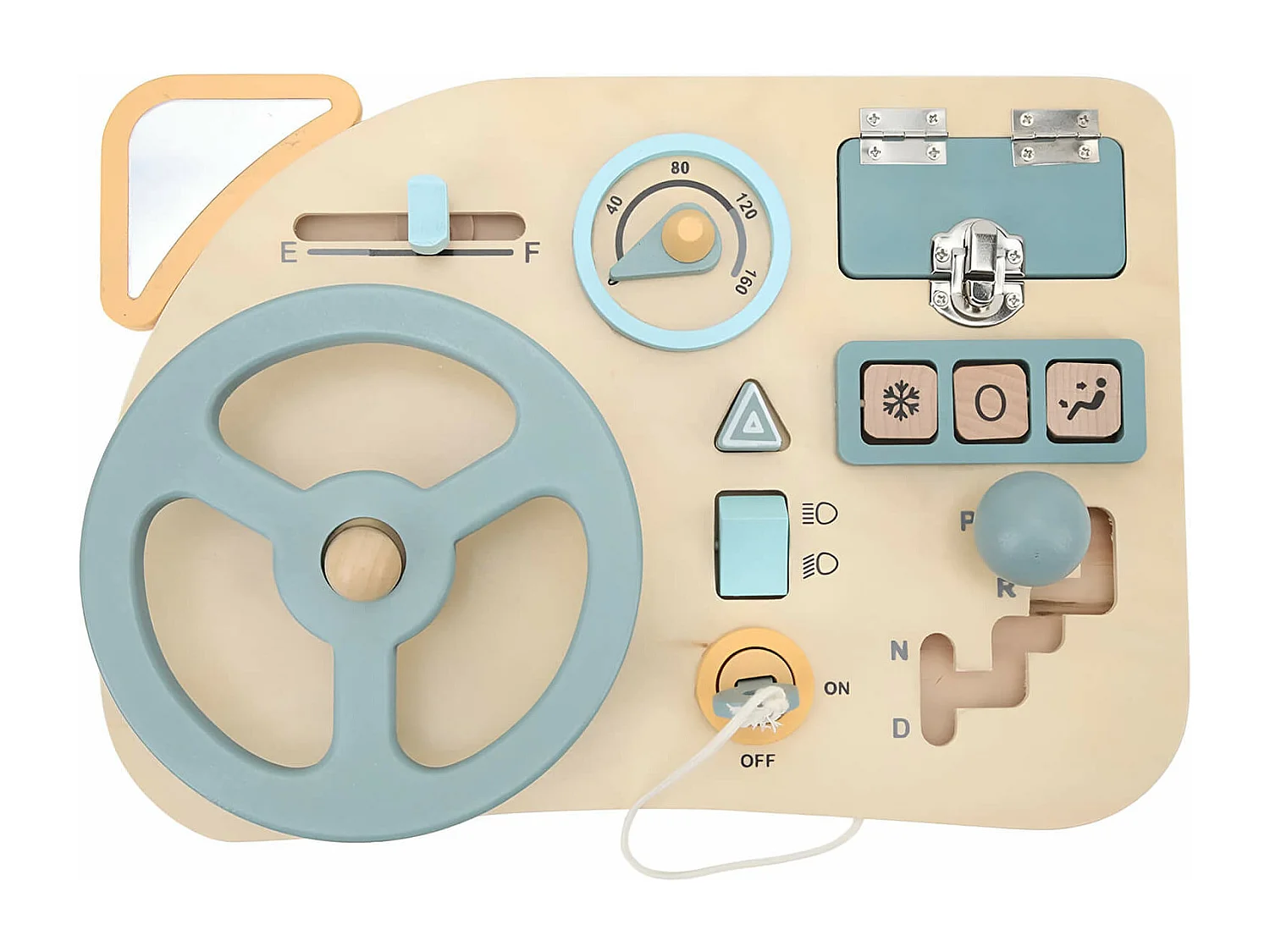 Jeu Volant avec Tableau de Bord pour Enfants Sobya À partir de 3 ans Bois Multicolore 4,5x28x20