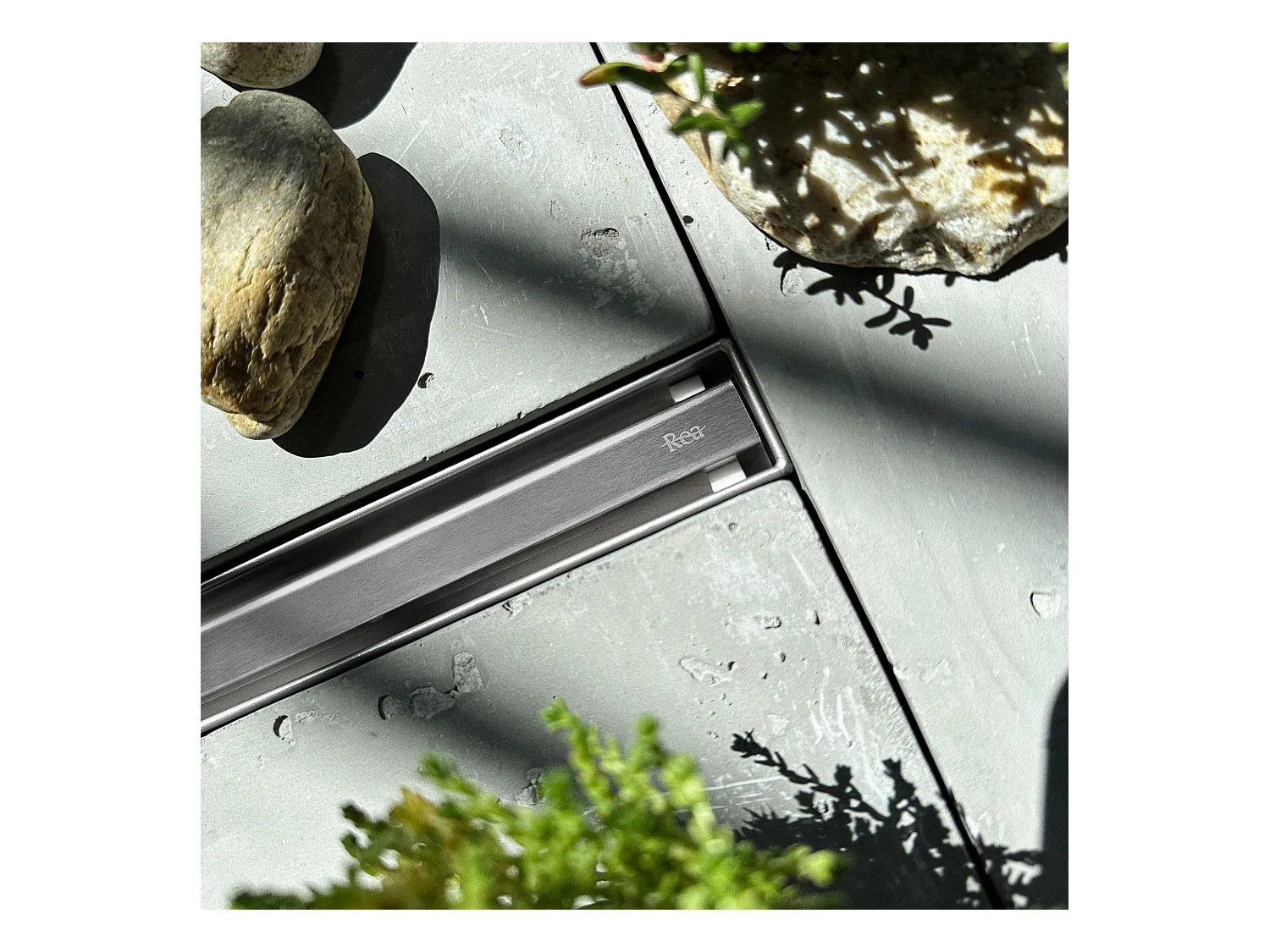 Lineaire Afvoer Rea Neox Slim Pro 600 Brush Steel